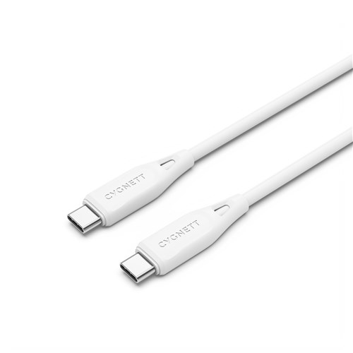 CYGNETT ESSENTIALS USB-C to USB-C 1M White